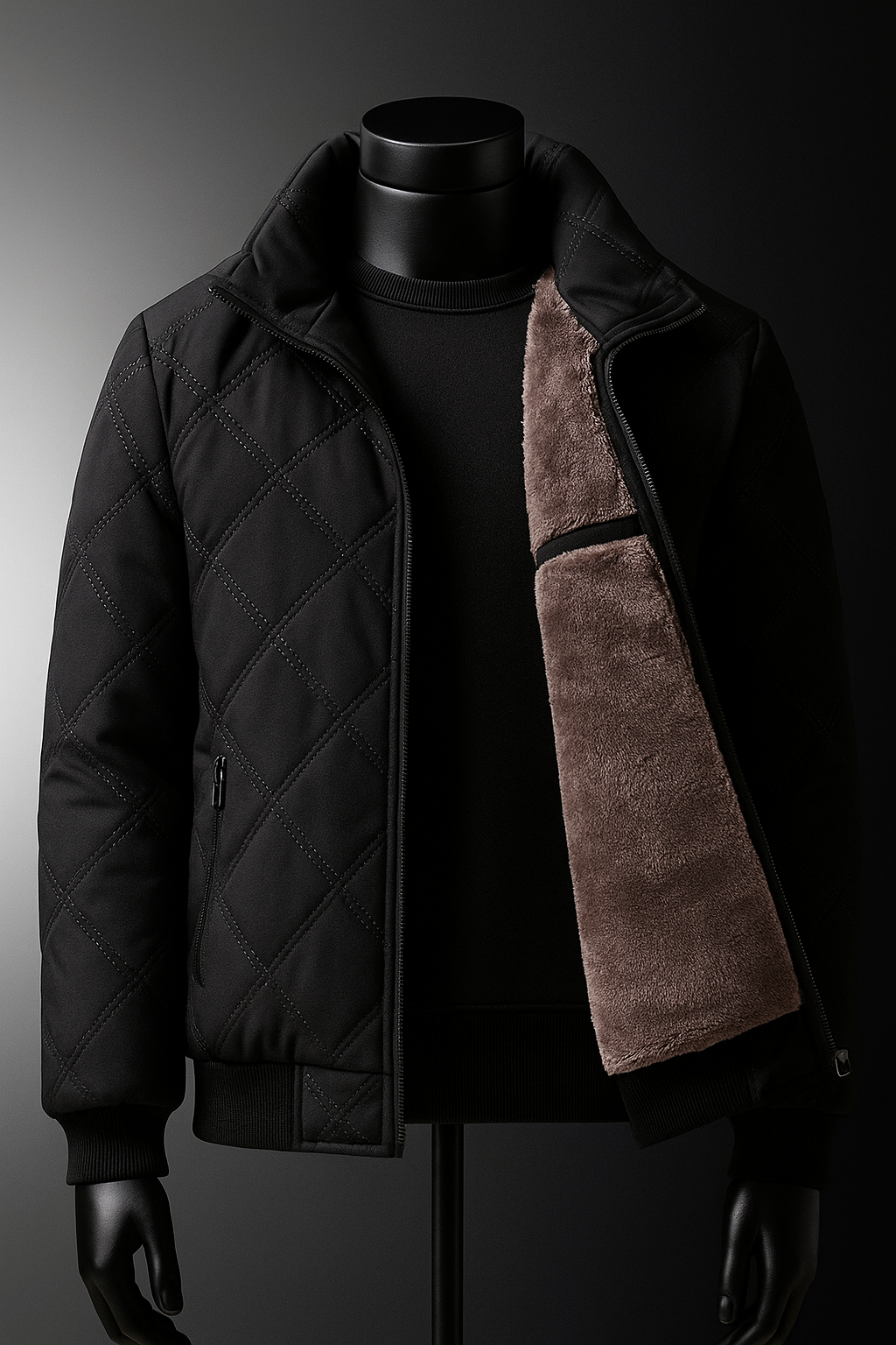 MANSSINO™ | Fleece-Lined Winter Puffer