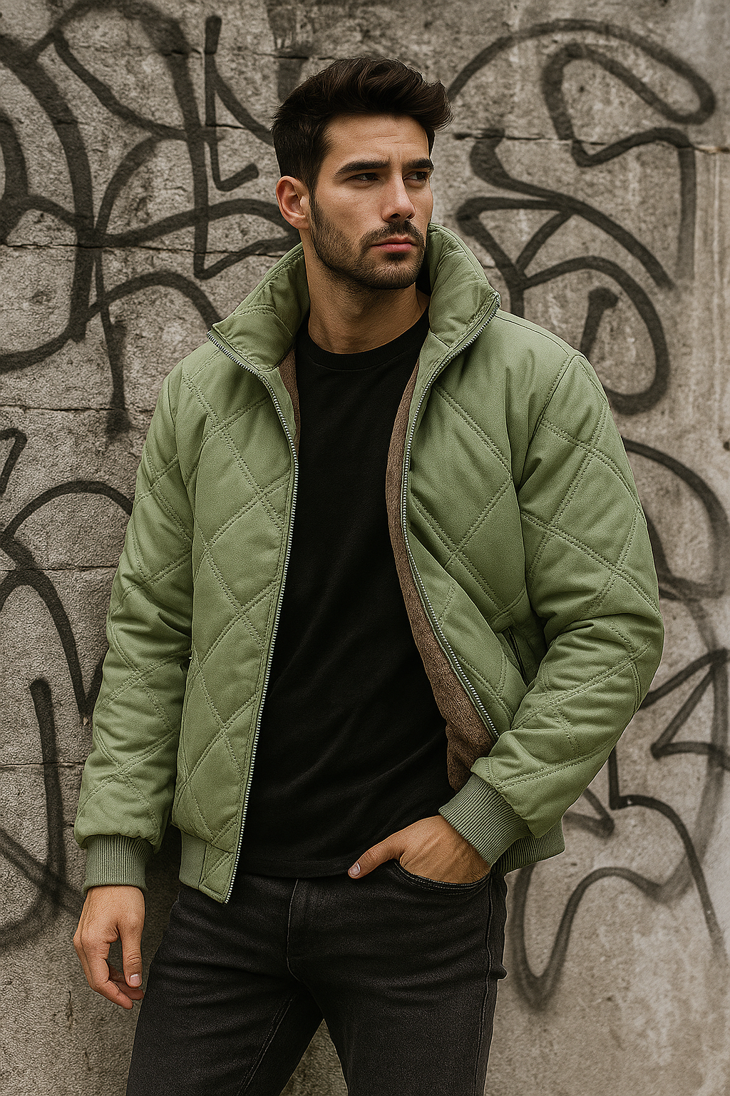 MANSSINO™ | Fleece-Lined Winter Puffer