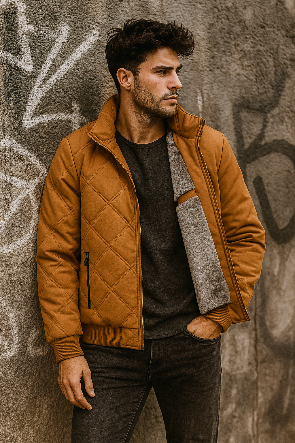 MANSSINO™ | Fleece-Lined Winter Puffer