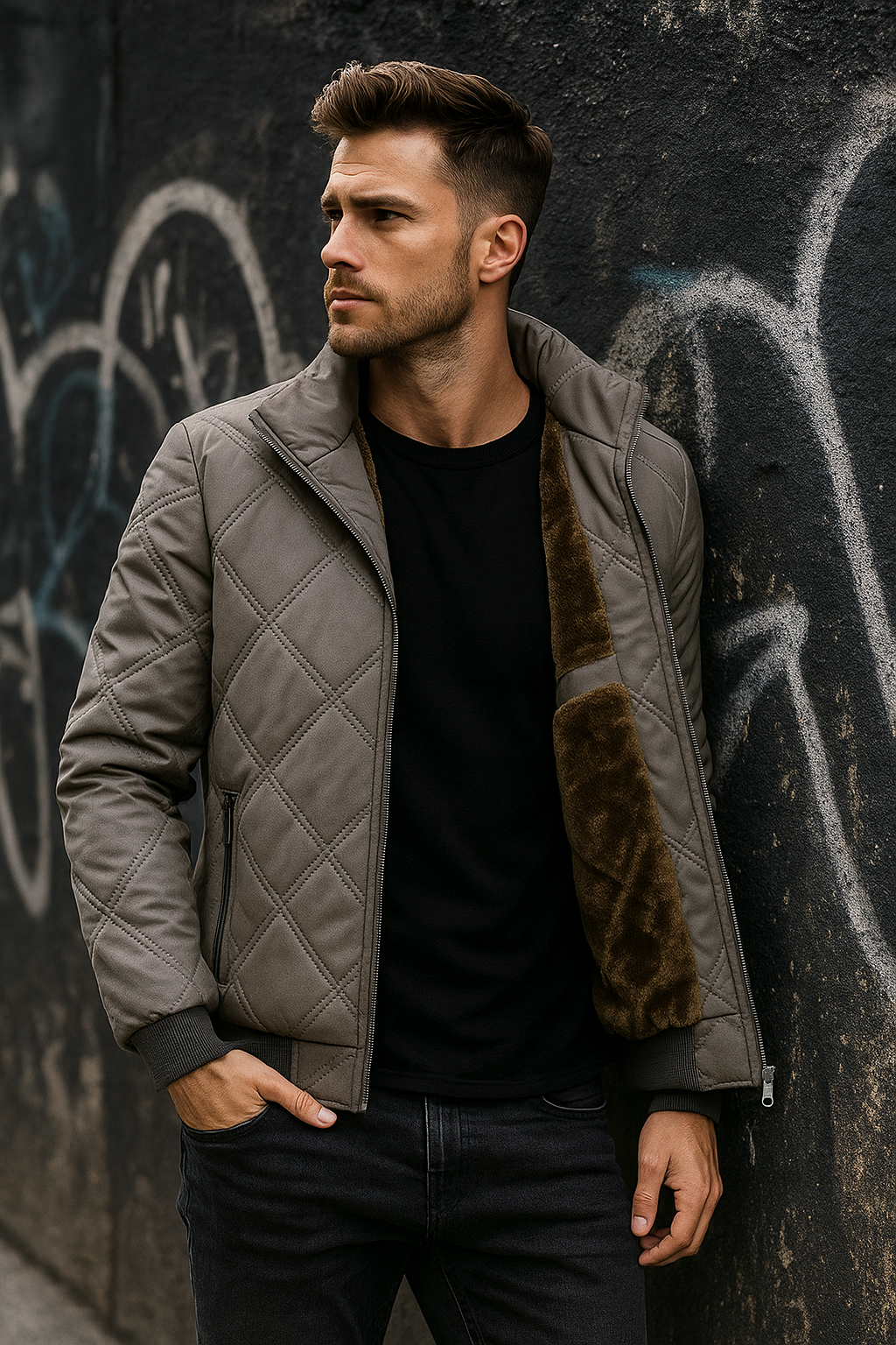 MANSSINO™ | Fleece-Lined Winter Puffer
