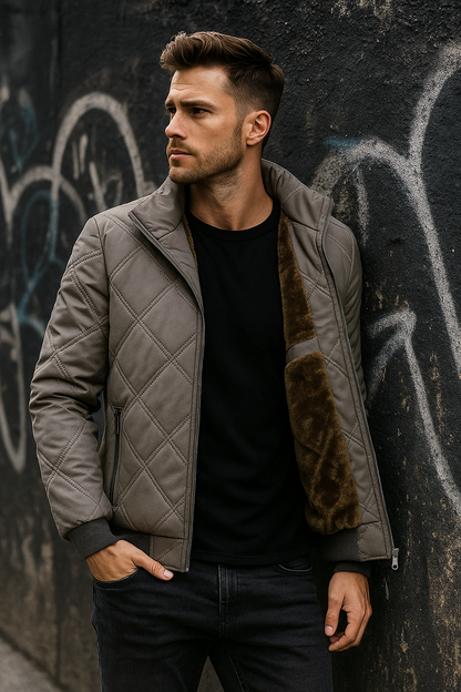 MANSSINO™ | Fleece-Lined Winter Puffer