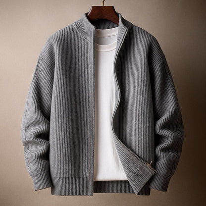 Brennan™ | Pull zippé côtelé homme