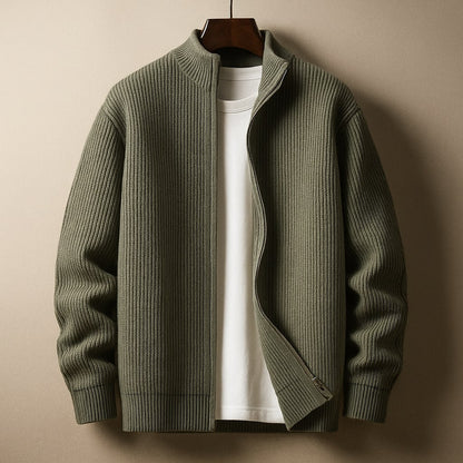 Brennan™ | Pull zippé côtelé homme