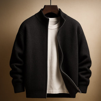 Brennan™ | Pull zippé côtelé homme