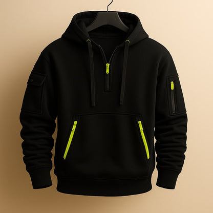 MANSSINO™ | Men's Half-Zip Fleece Hoodie