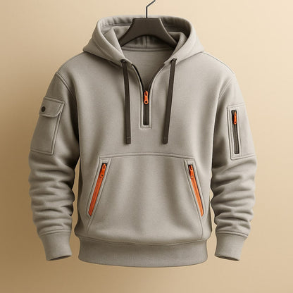 MANSSINO™ | Men's Half-Zip Fleece Hoodie