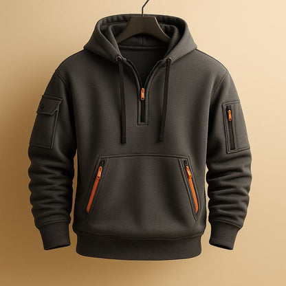 MANSSINO™ | Men's Half-Zip Fleece Hoodie