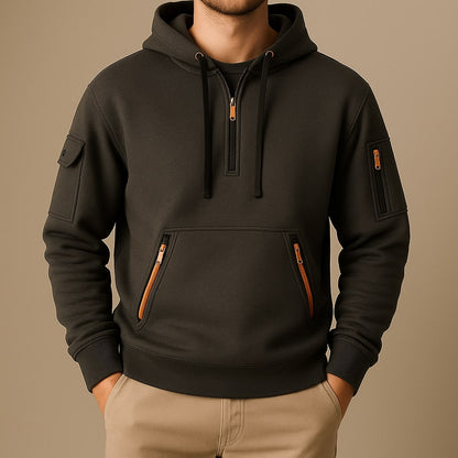 MANSSINO™ | Men's Half-Zip Fleece Hoodie