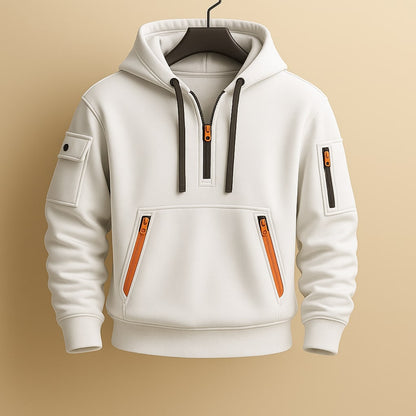 MANSSINO™ | Men's Half-Zip Fleece Hoodie