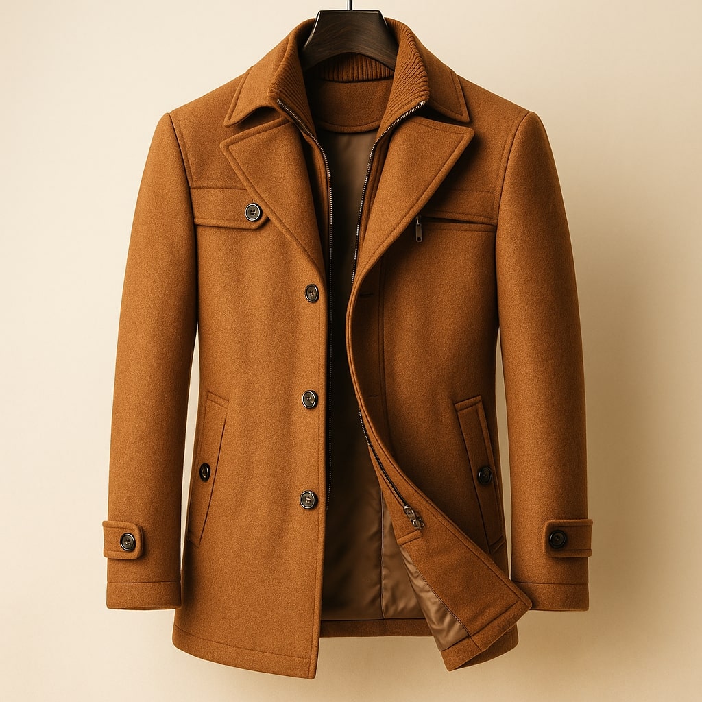 MANSSINO™ | Layered Wool Coat