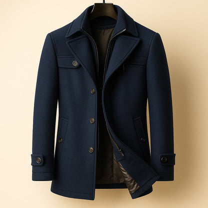 MANSSINO™ | Layered Wool Coat