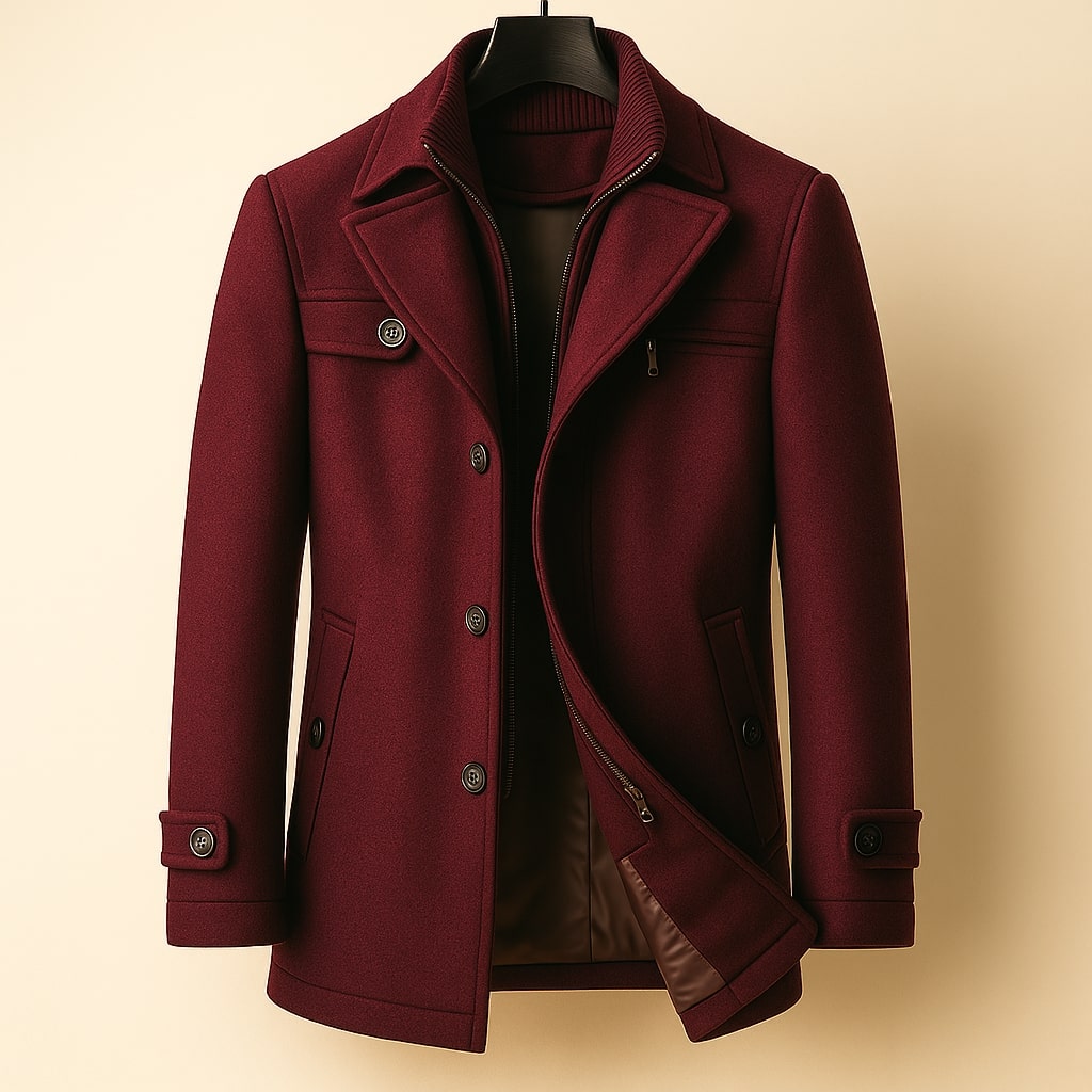 MANSSINO™ | Layered Wool Coat