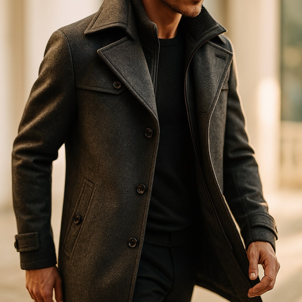 MANSSINO™ | Layered Wool Coat