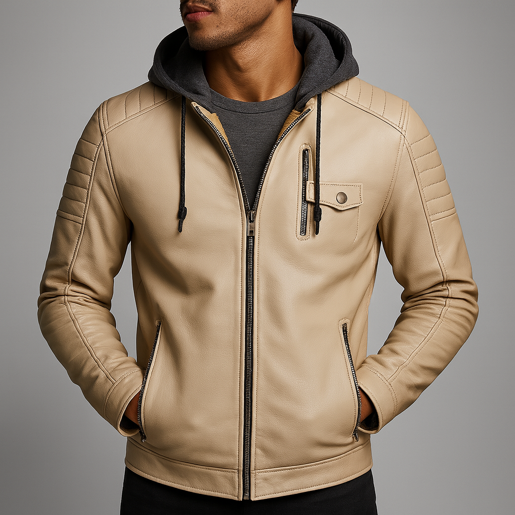 LAURENT MONACO | VESTE À CAPUCHE ÉLÉGANTE ET RAFFINÉE POUR HOMME