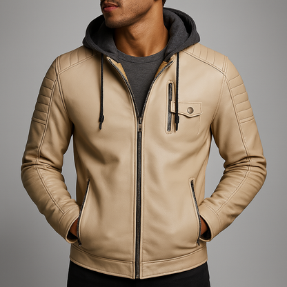 LAURENT MONACO | VESTE À CAPUCHE ÉLÉGANTE ET RAFFINÉE POUR HOMME