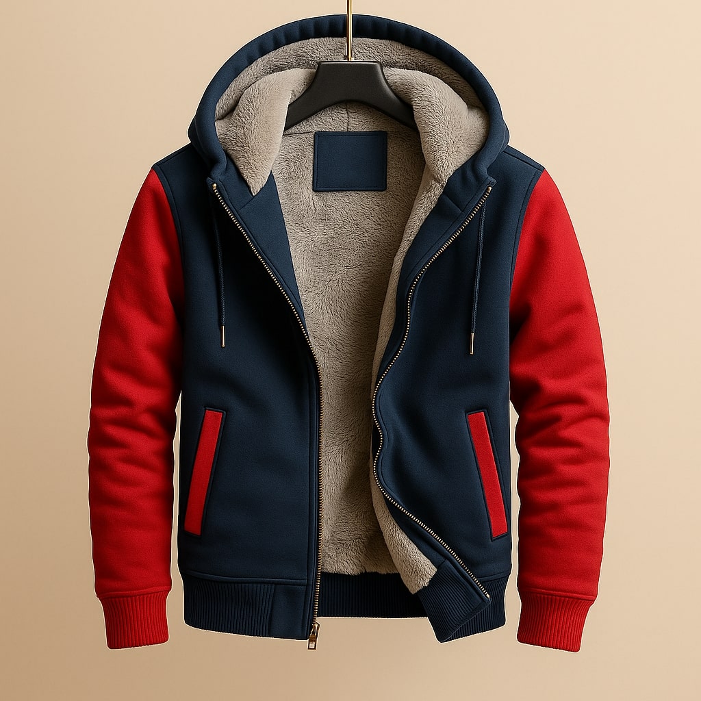 LAURENT MONACO | VESTE DOUBLÉE À CAPUCHE POUR LES HOMMES