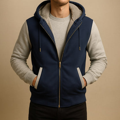 LAURENT MONACO | VESTE DOUBLÉE À CAPUCHE POUR LES HOMMES