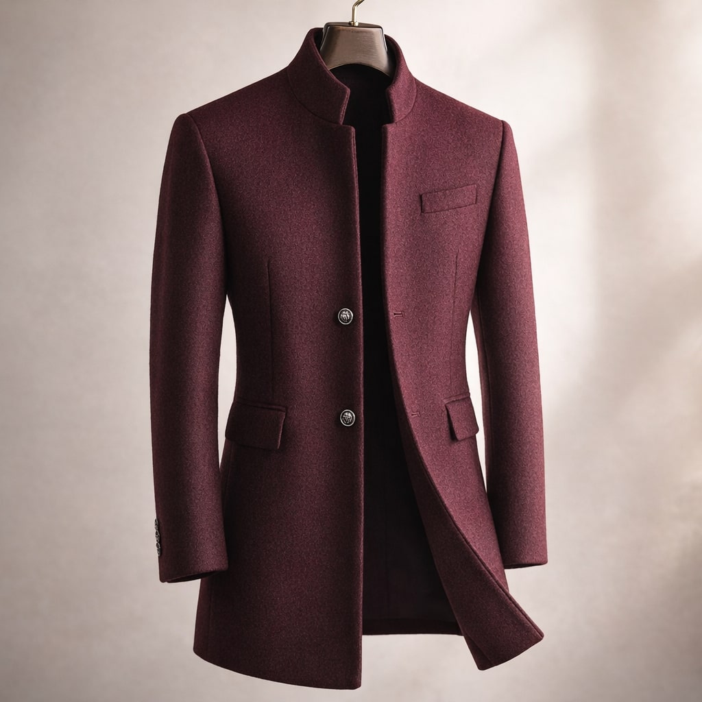 MANSSINO™ | Stand Collar Overcoat