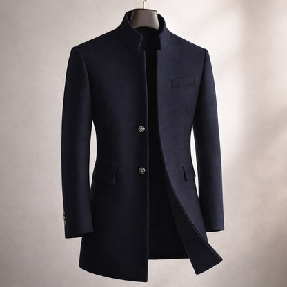 MANSSINO™ | Stand Collar Overcoat