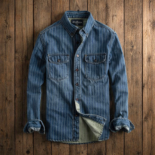 Hadi™ | Chemise rayée manches longues