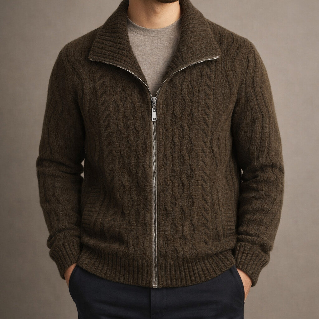 MANSSINO™ | Full-Zip Knit Gilet