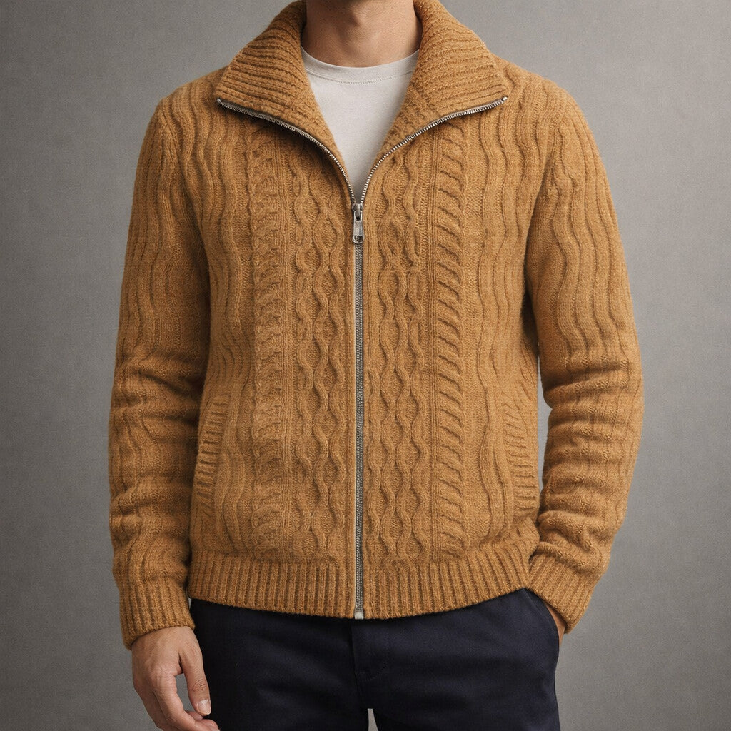 MANSSINO™ | Full-Zip Knit Gilet