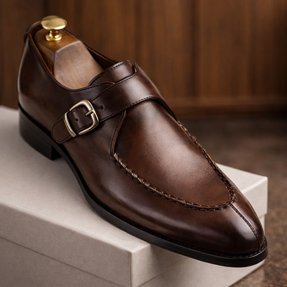 MANSSINO™ | Men's Monk Strap Dress Shoe