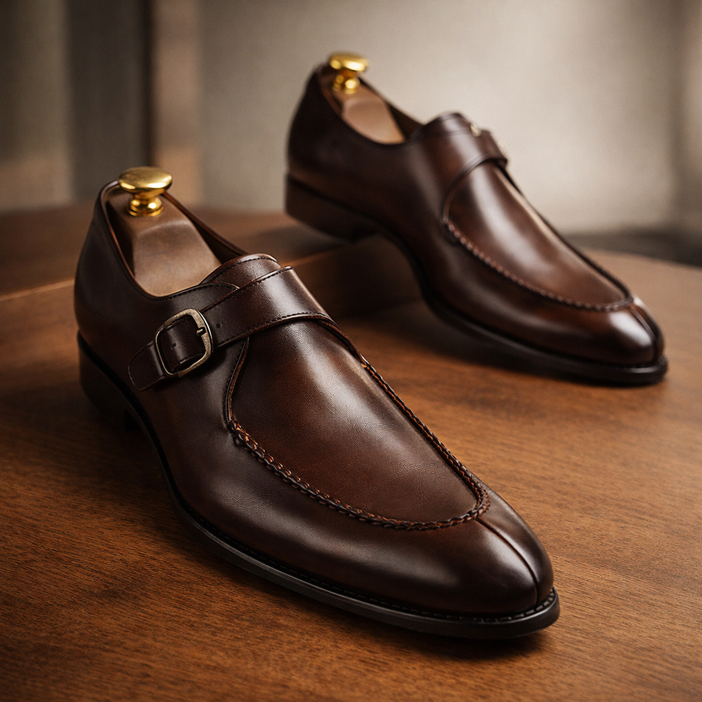 MANSSINO™ | Men's Monk Strap Dress Shoe