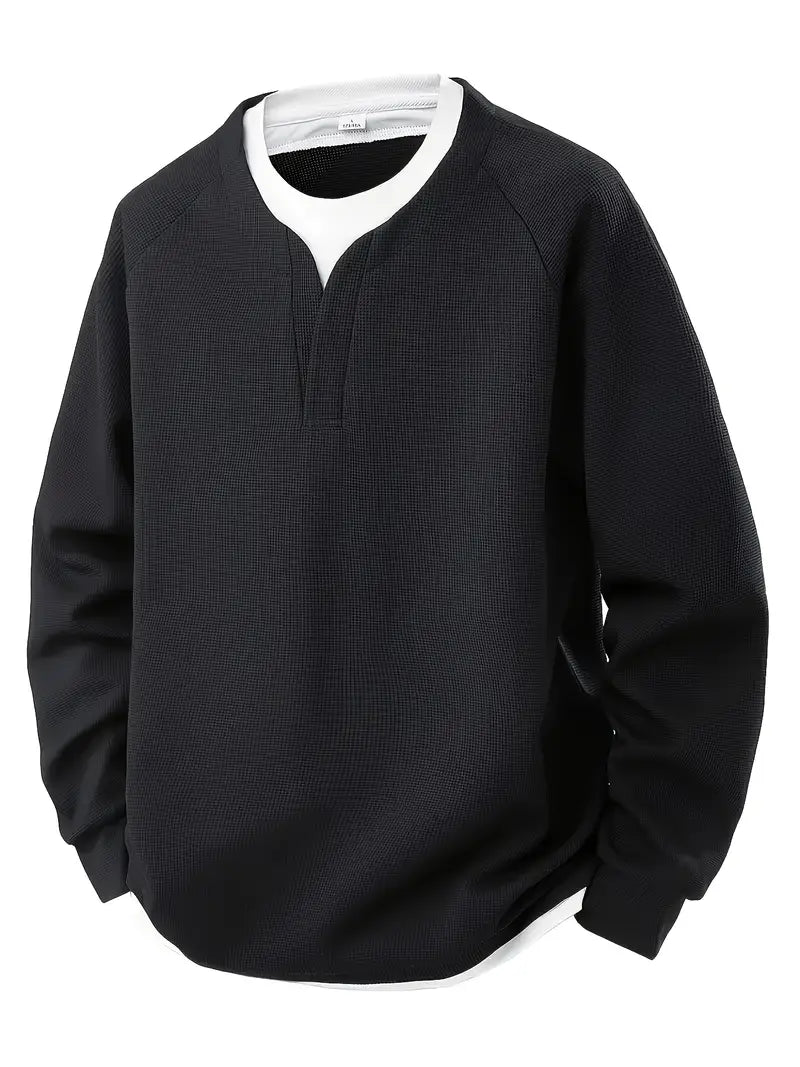 MONVIEL | Layered-Effect Long-Sleeve T-Shirt
