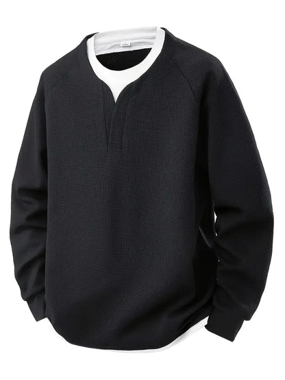 MONVIEL | Layered-Effect Long-Sleeve T-Shirt