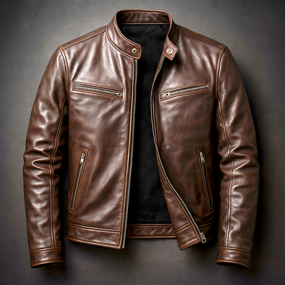 MANSSINO™ | Vintage Biker Jacket