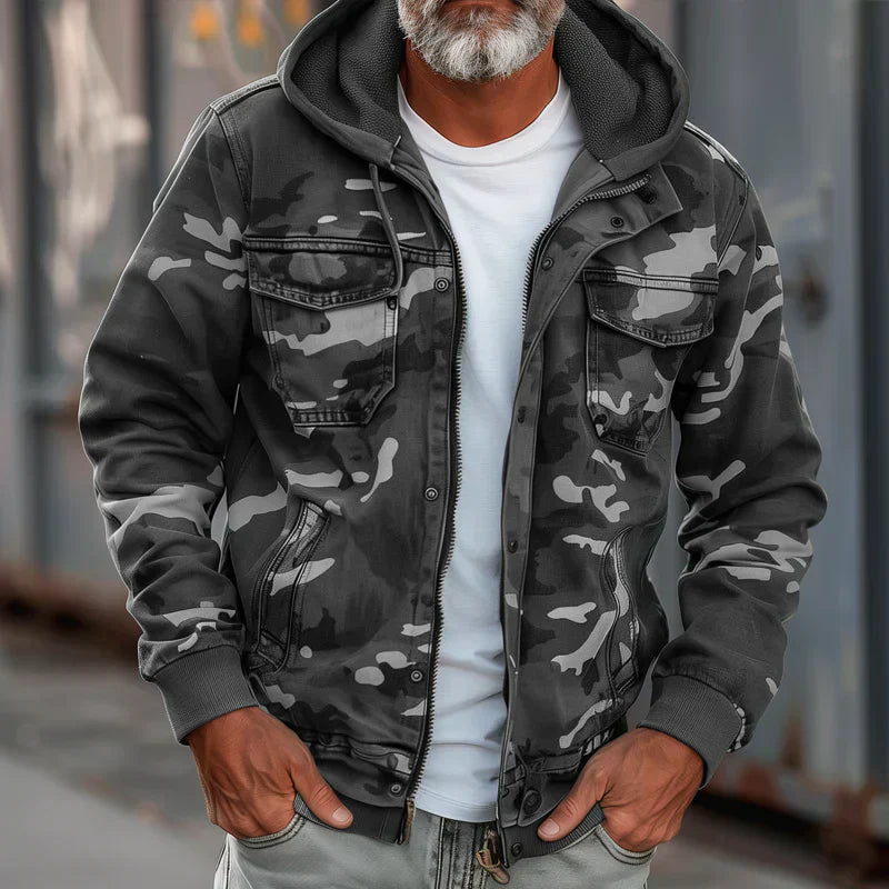 MANSSINO™ | Military-Style Hooded Jacket