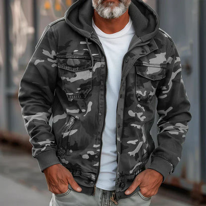 MANSSINO™ | Military-Style Hooded Jacket