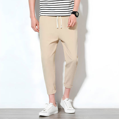 MANSSINO™ | Men's Cropped Cotton Drawstring Trousers