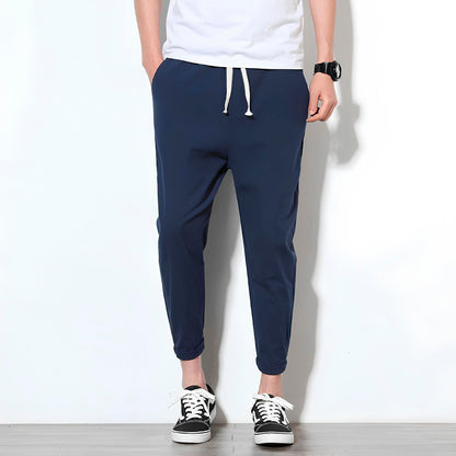 MANSSINO™ | Men's Cropped Cotton Drawstring Trousers