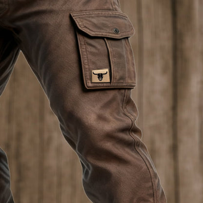 LAURENT MONACO | PANTALON CARGO DOUBLÉ POUR HOMMES