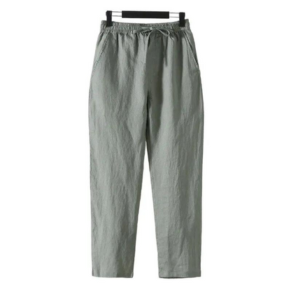 MONVIEL | Simple Lines Linen trousers