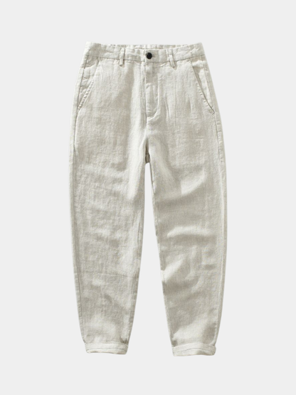 MANSSINO™ | Men's Tapered Linen Trousers