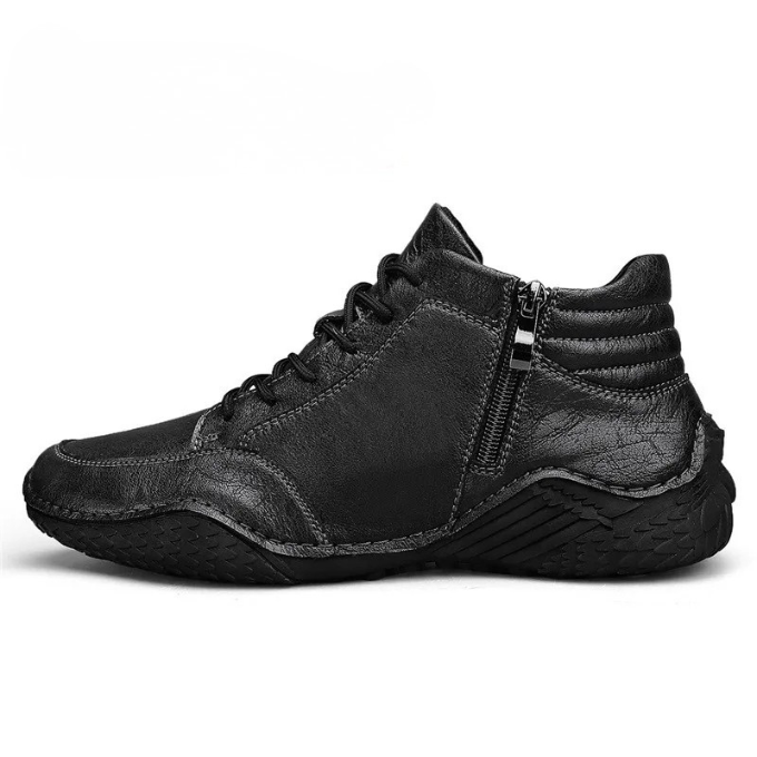 MANSSINO™ | Men's Full-Grain Leather Side-Zip Boot