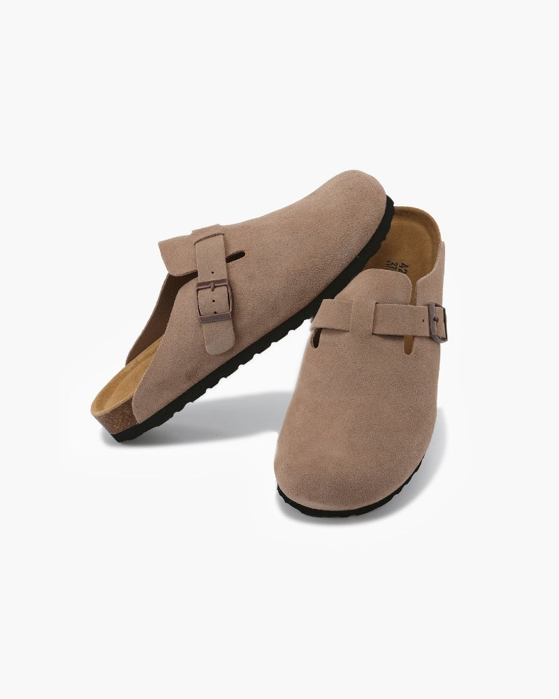 MONVIEL | Suede Clogs