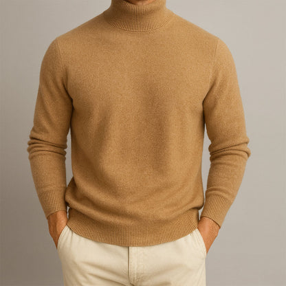 MANSSINO™ | Men's Roll-Neck Knit Pullover