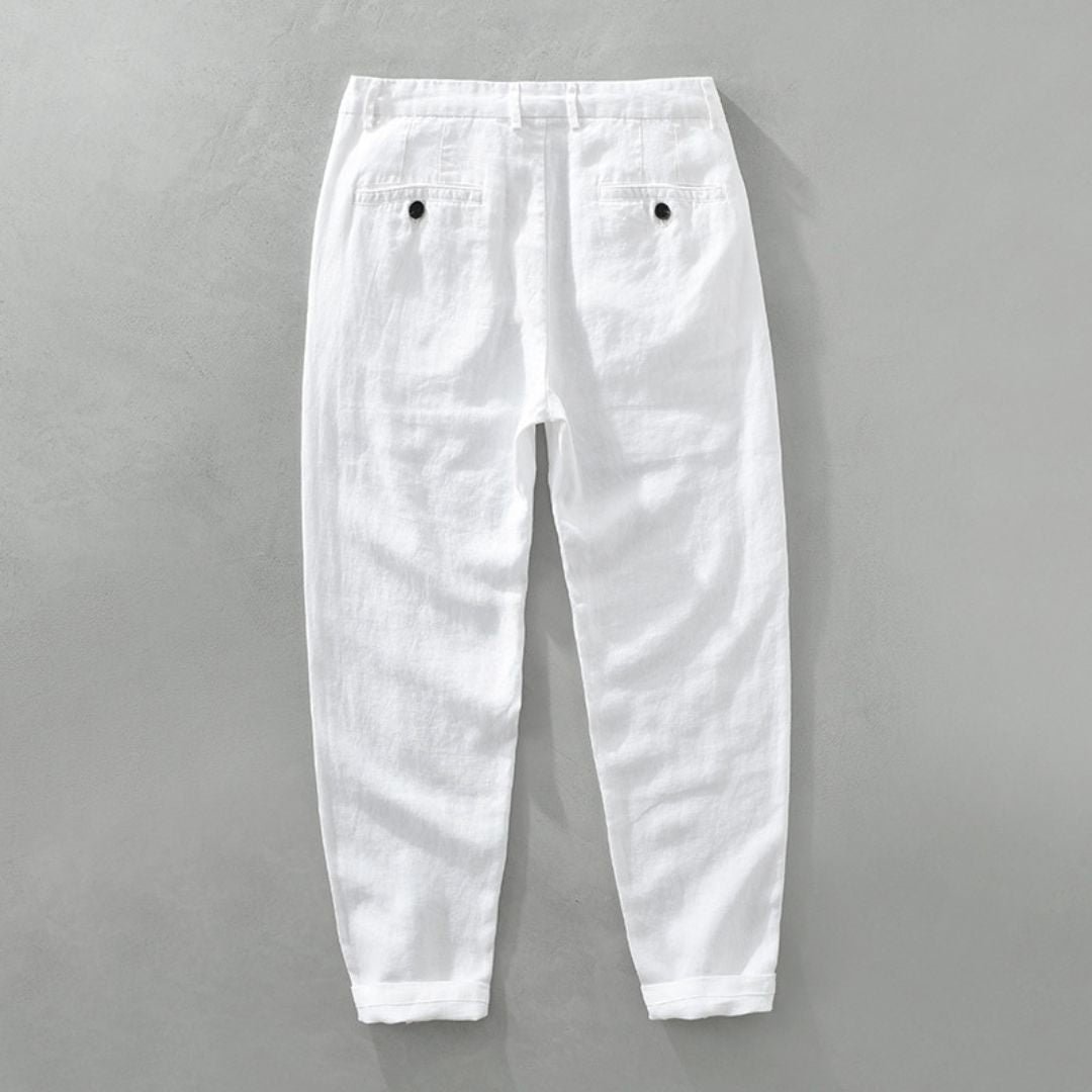 MANSSINO™ | Men's Tapered Linen Trousers