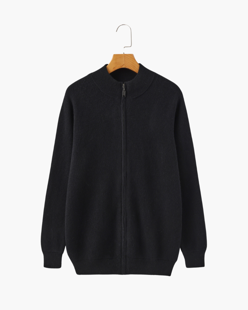 MONVIEL | CASHMERE ZIP-UP