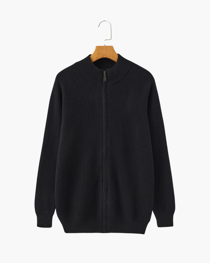 MONVIEL | CASHMERE ZIP-UP