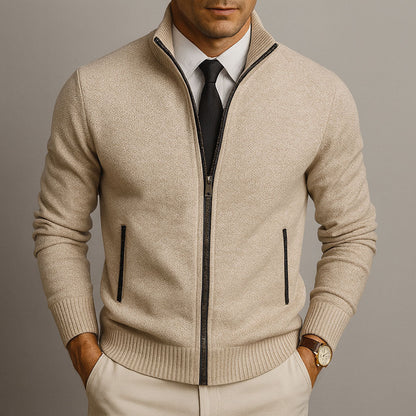 MONVIEL™ | Tailored Merino Blend Cardigan