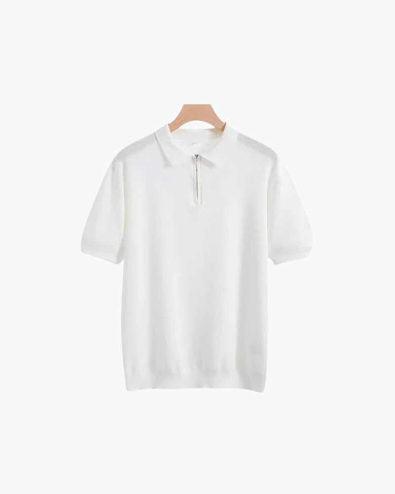 Éric™ | Polo zippé respirant