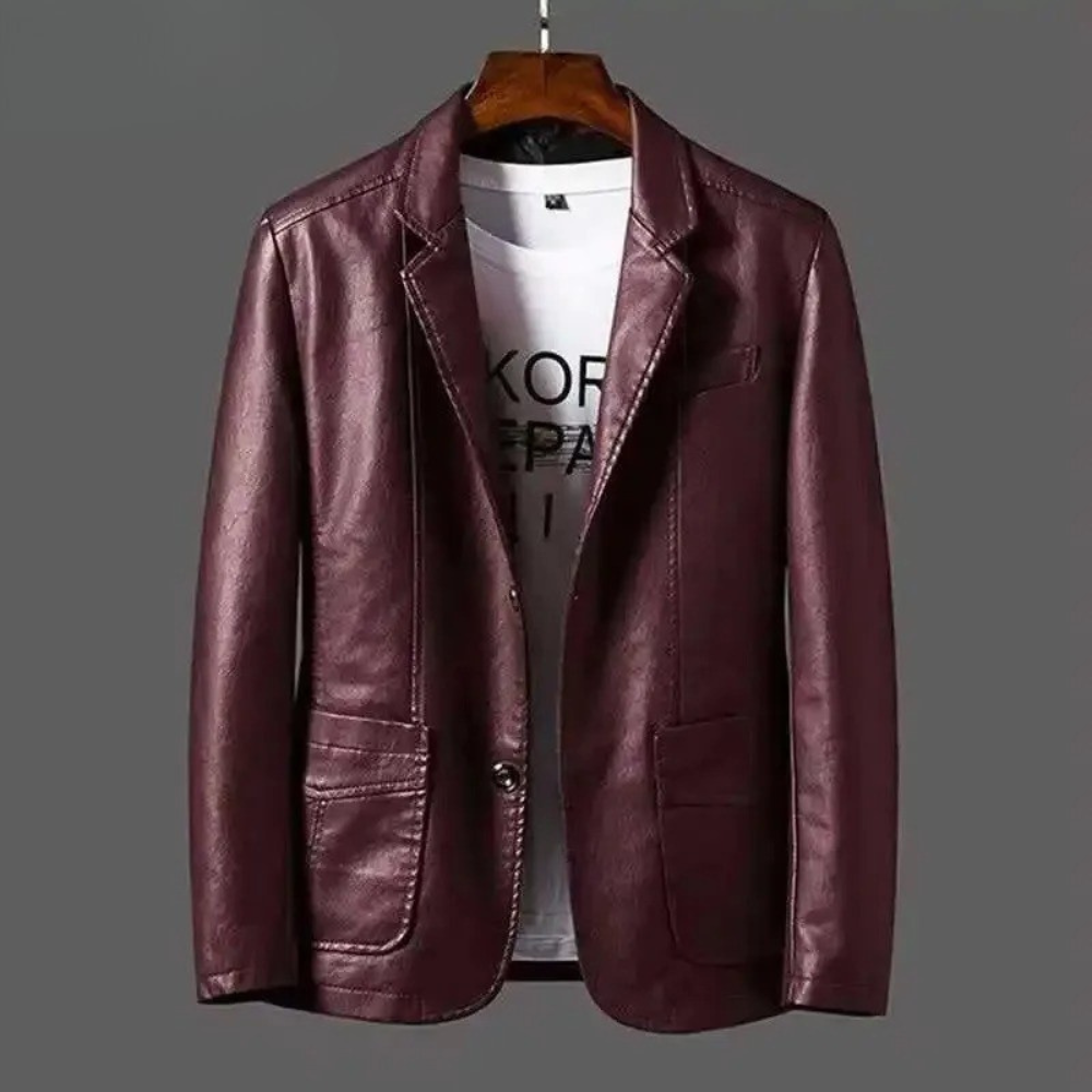 MANSSINO™ | Classic Leather Jacket