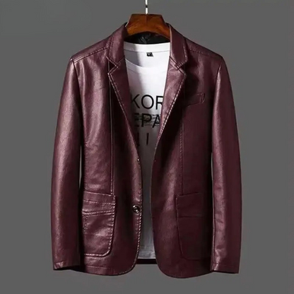 MANSSINO™ | Classic Leather Jacket