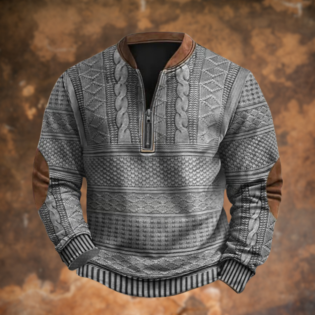 MANSSINO™ | Men's 3D Textured Urban Pullover