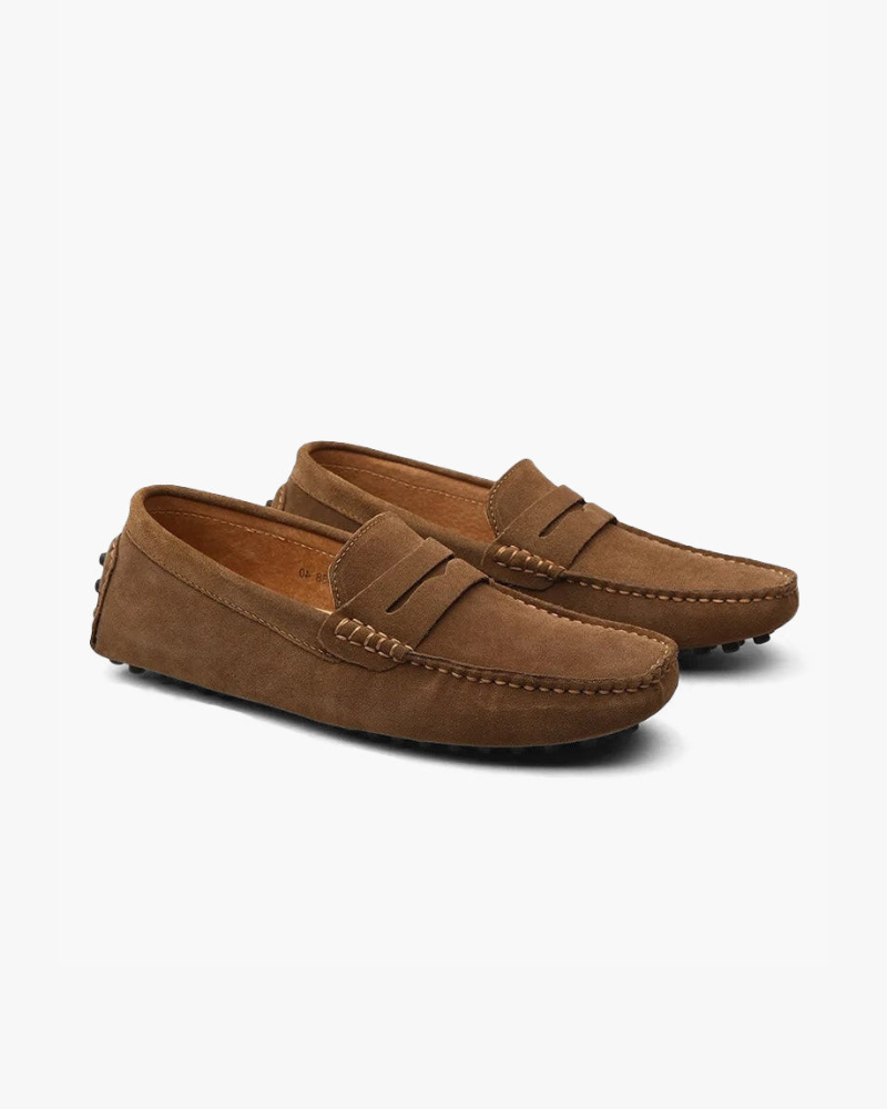 MONVIEL | Suede driver loafers